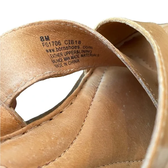 Born Ashley Cross-Strap Wedge Sandals - Picture 3 of 7